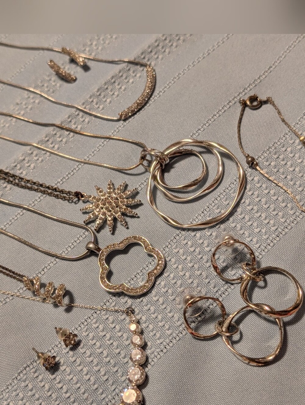 ‼️Lot Of Silver-Tone Jewelry